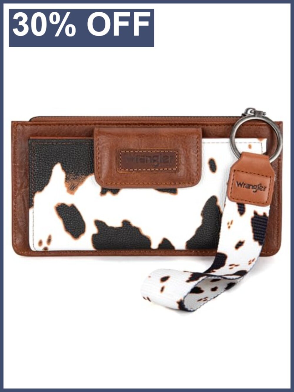 Faux Leather Wristlet Wallet RFID Card Case Coin Purse Zip Clutch